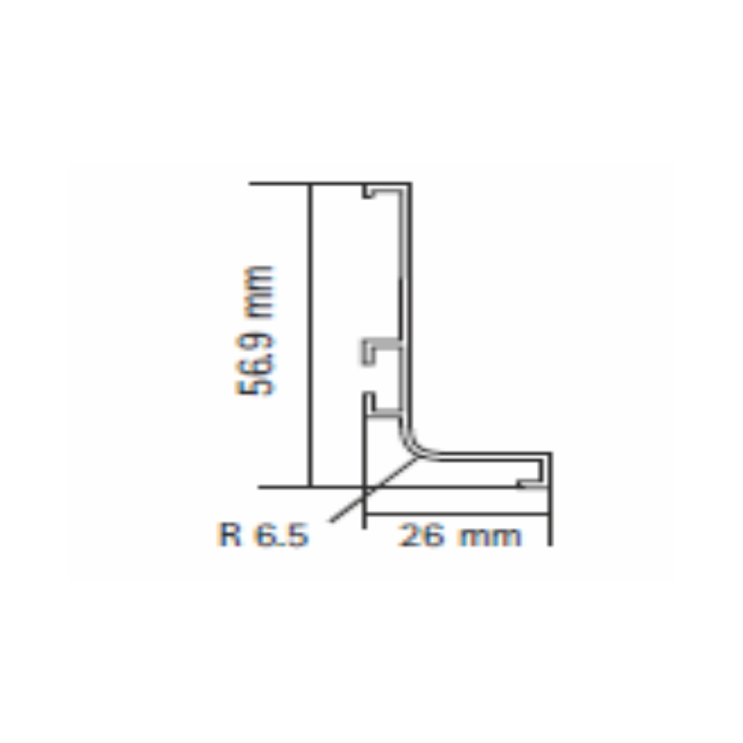 C Type Kitchen Drawer Profile